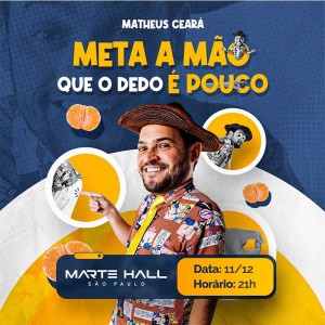Matheus Ceará Meta a Mão Que o Dedo É Pouco