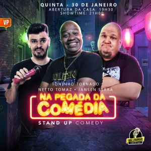 Jansen Serra, Toninho Tornado e Netto Thomaz - Na Pegada da Comédia